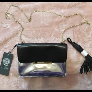 Vince Camuto metallic crossbody
